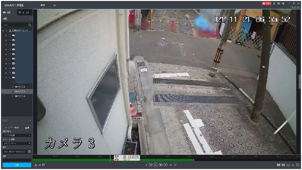 保存する時間を確かめて、もう一度ハサミのマークをクリックします。