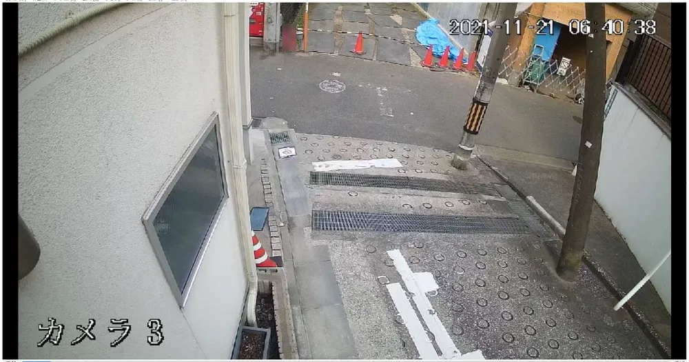 保存した映像が再生されます。