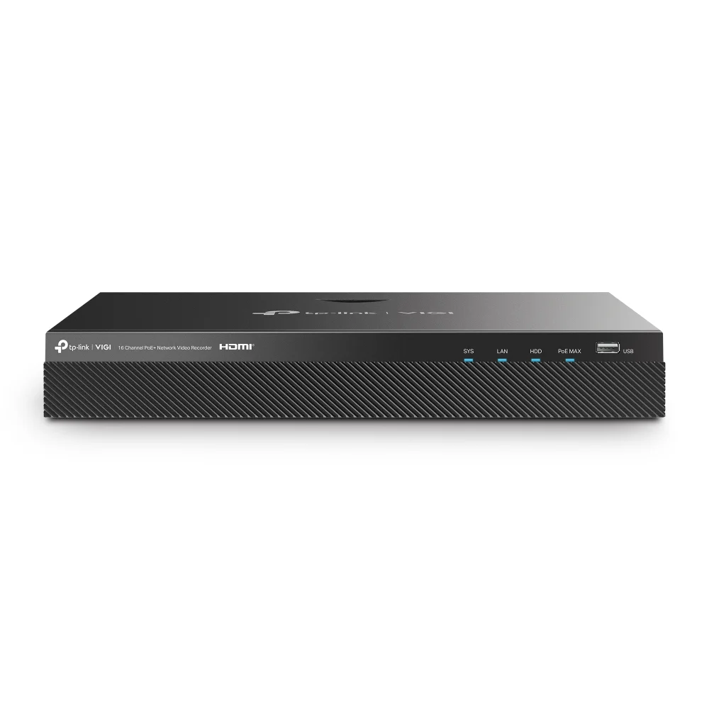 VIGI NVR2016H-16MP 16チャンネル PoE+ ネットワークビデオレコーダー